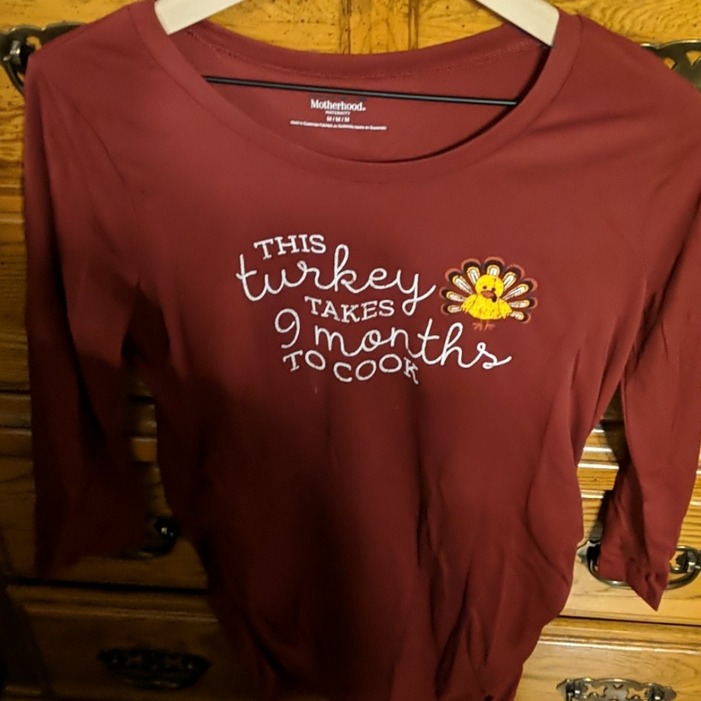Thanksgiving maternity long sleeve t-shirt